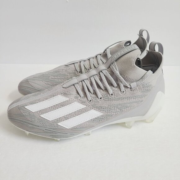 NEW Adidas Adizero Primeknit Football Cleats GV9633 Size 10.5 Gray